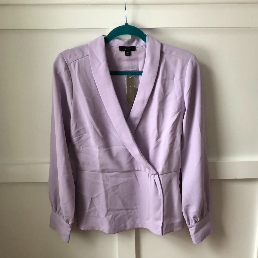 J Crew Light Purple Blouse